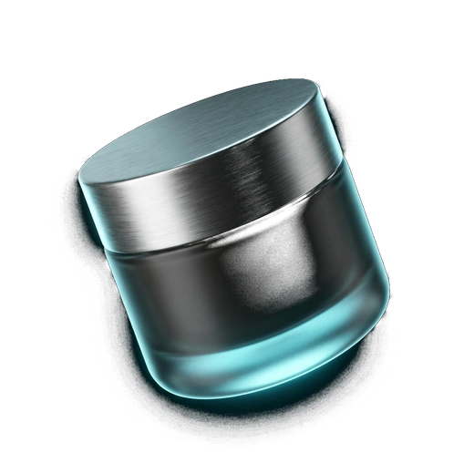 Luxury 3D Cream Jar